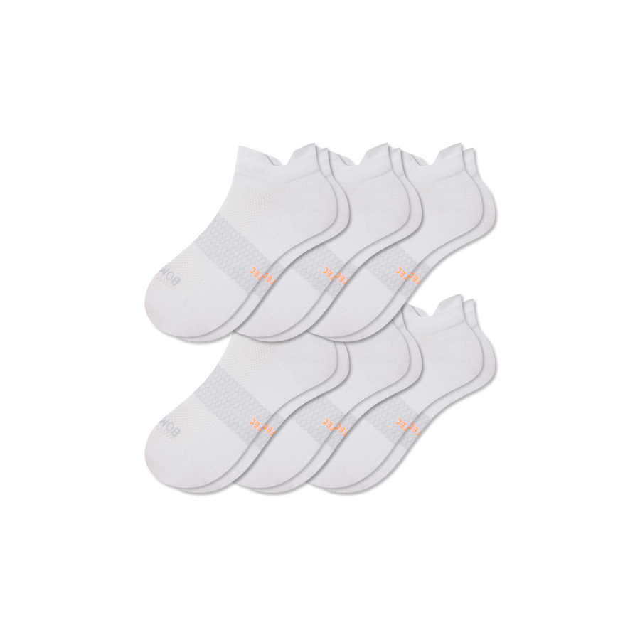 Women's UltraLite Sport Ankle Sock 6-Pack - Easy Ankle Cushion