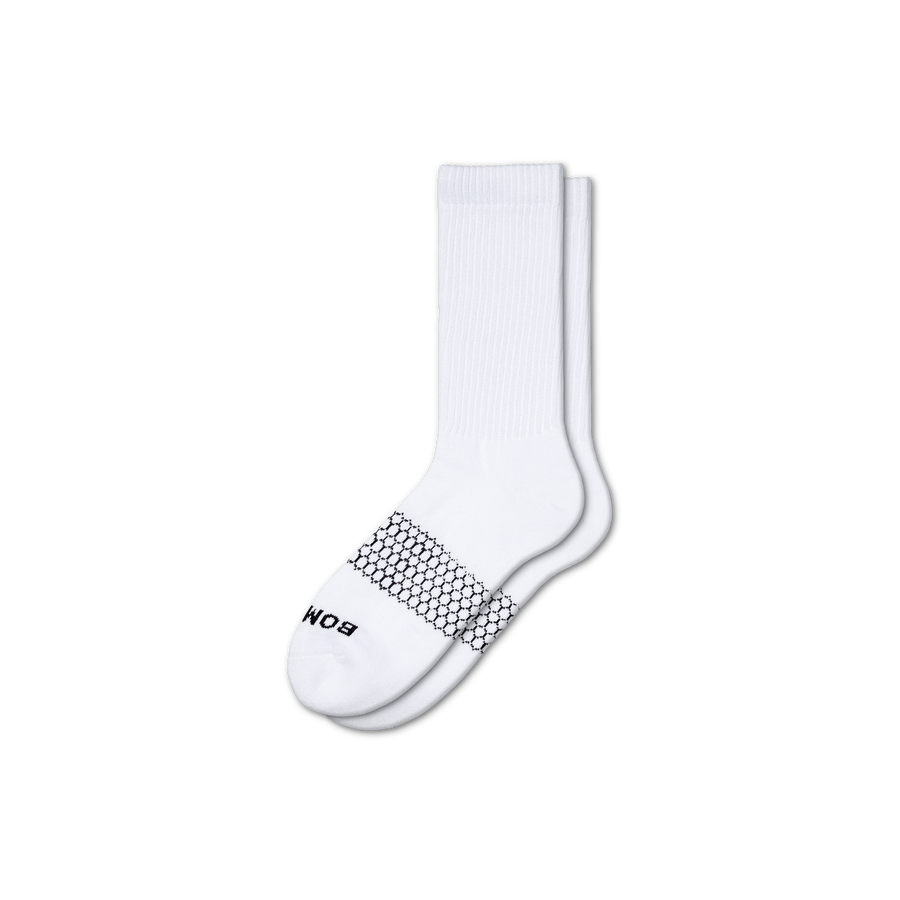 Men's Solids Calf Socks - Light Home Cushion