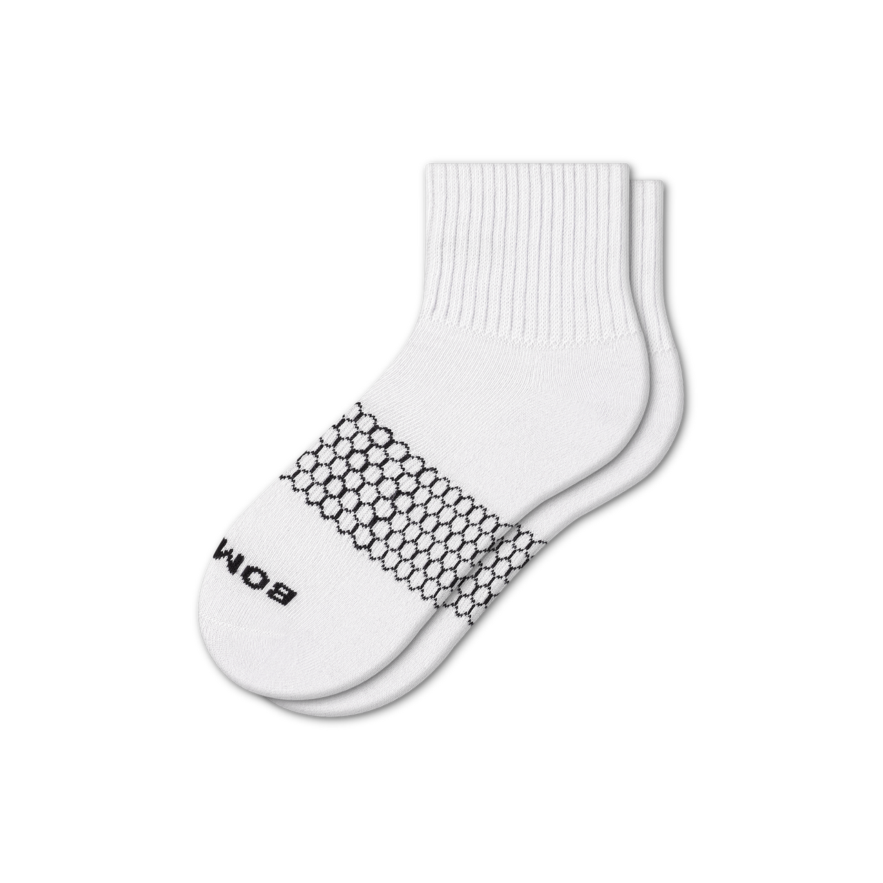 Men's Quarter Socks - white - 9