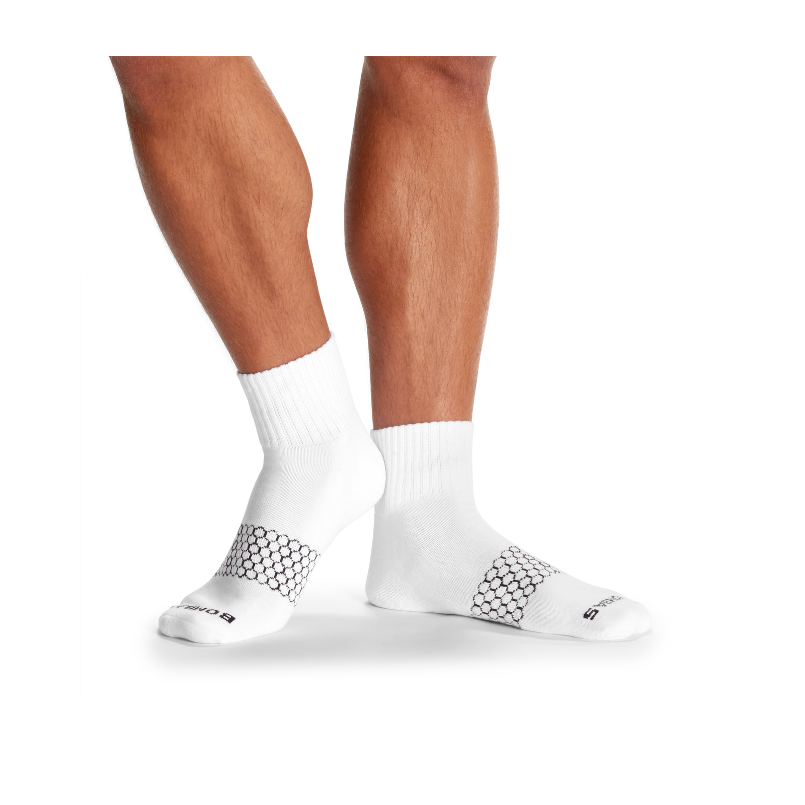 Men's Quarter Sock 8-Pack - white - 23