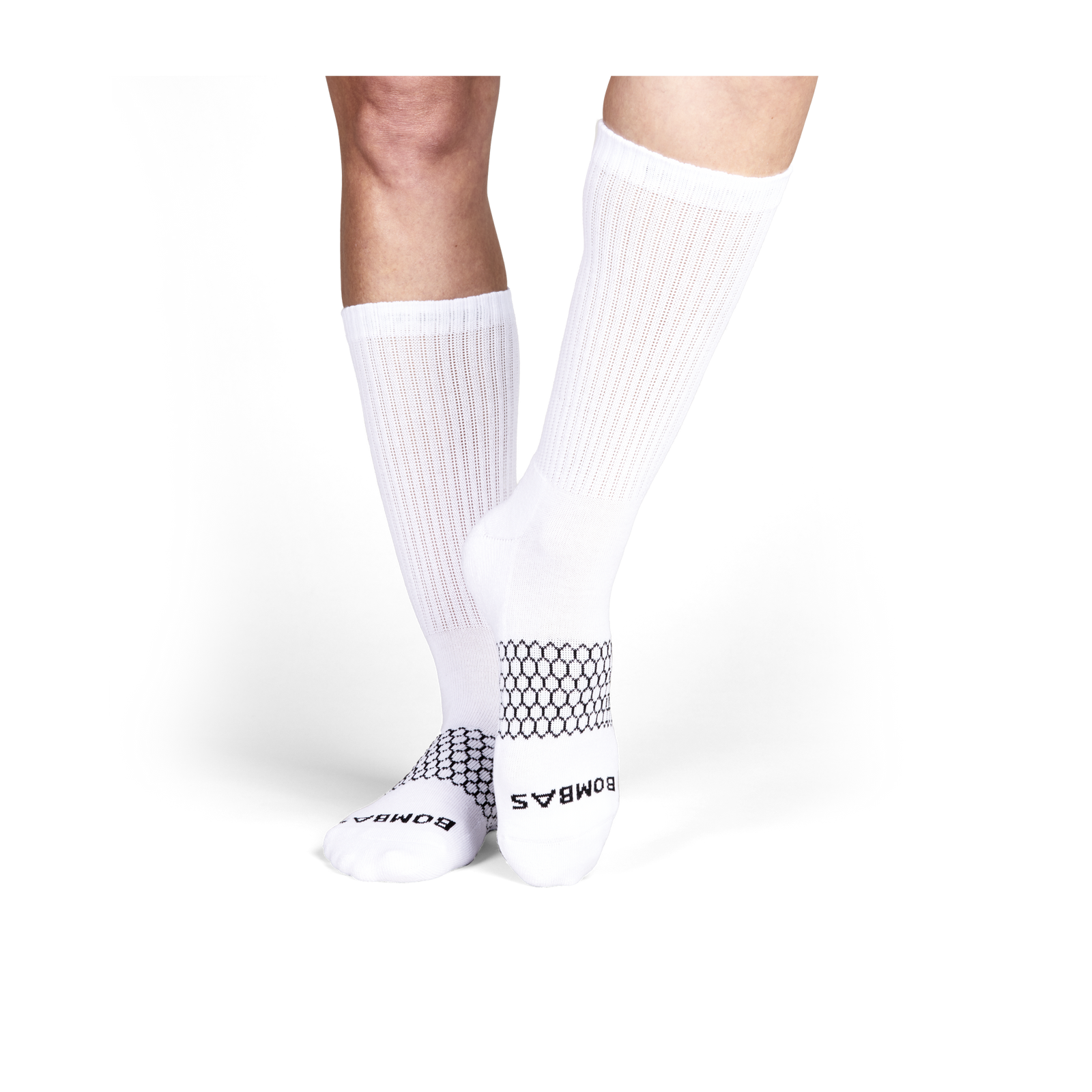 Women's Solids Calf Sock 4-Pack - white - 21